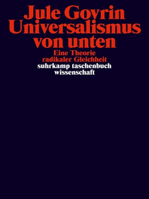 cover image of Universalismus von unten